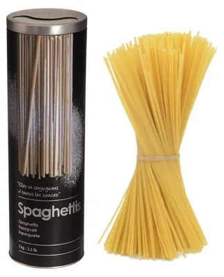 Vorratsdose für Pasta und Nudeln, 27 cm, schwarz