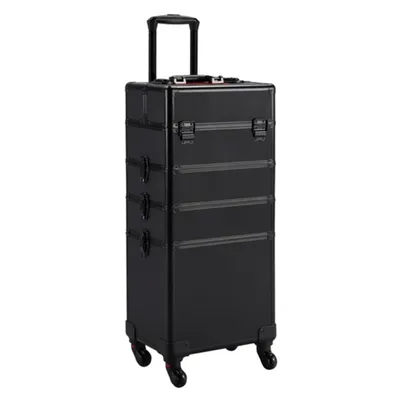 Obrázek produktu pro Kosmetický kufr LUXURY 4v1 černo-černý