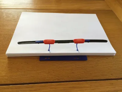 Immagine prodotto di HASenPfeil 1398510 Strisce di pinzatura in plastica corte - striscia di copertura, bianco, 20 pezzi