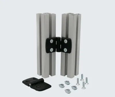Produktbild von Kunststoff-Kombischarnier 45er Nut 10