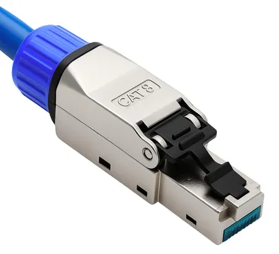 10 x CAT 8 RJ45 Netzwerkstecker – Produktbild 1