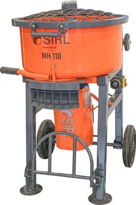 Produktbild von SIRL MH110 Profi Betonmischer | 1500W Motor | 95L Trommel | 230V Mobil | Zwangsmischer | Zement & Mörtel