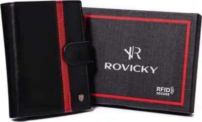 Produktbild von Rovicky Herrenleder Brieftasche Biharke schwarz universell