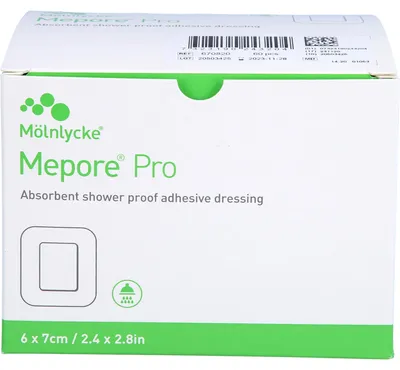 Obrázek produktu pro Sterilní náplasti Mepore Pro 6x7 cm 60 ks