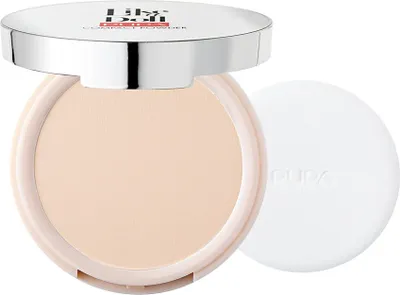 Produktbild von PUPA Milano Like a Doll Compact Powder, Porcelain, Beige, Hülle, Gepresstes Puder, Matte, Natürlich/Natur, 10 g