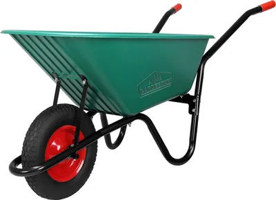 Obrázek produktu pro Kolečko 100l, 250kg, s pneumatikami, zelené