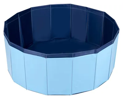 Produktbild von maxxpro Hundepool faltbar Anti-Rutsch - Ventil entleeren - ⌀ 80 cm - Blau