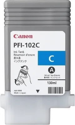 Produktbild von Canon PFI-102C, Cyan, 130 ml