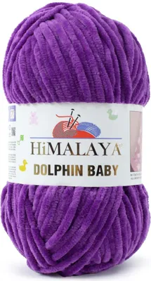 Produktbild von Himalaya Dolphin Baby 358 Cyklamen - Weiche Polyesterwolle, Ideal für Kuschelprojekte