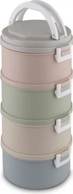 Obrázok produktu pre LAMART LT6041 Plastový obedár - vybavené madlom, materiál plast, 4 x 700 ml,  29 x 13 cm