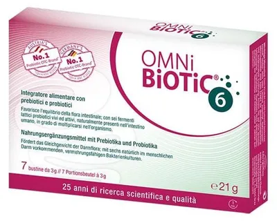 Produktbild von OMNI BIOTIC 6, Pulver, 7 Beutel à 3 Gramm