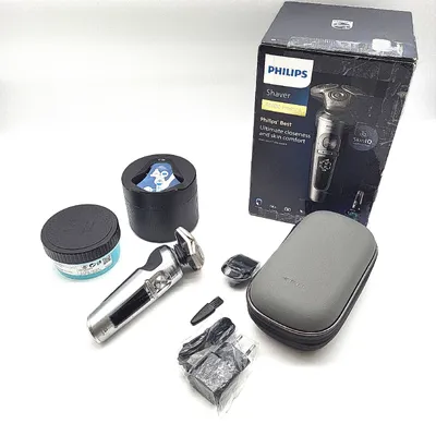 Zdjęcie produktu dla Philips SP9841/32, Golarka rotacyjna, Chrom, SkinIQ, Bateria, Litowo-jonowa (Li-Ion), 60 min
