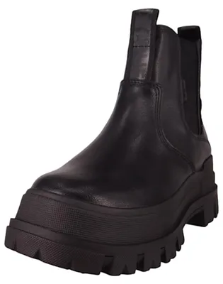 Produktbild von Buffalo Damen Elegante Stiefelette Aspha Chelsea Buckle 1270091 Schwarz