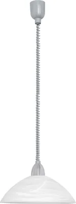 Produktbild von EGLO Pendelleuchte Lord 2, Hängelampe höhenverstellbar, Pendellampe klassisch, Wohnzimmerlampe hängend aus Metall in Silber, E27