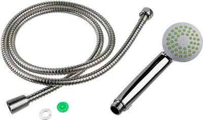Produktbild von Duschschlauch 150 cm + Duschkopf mit Befestigungselementen