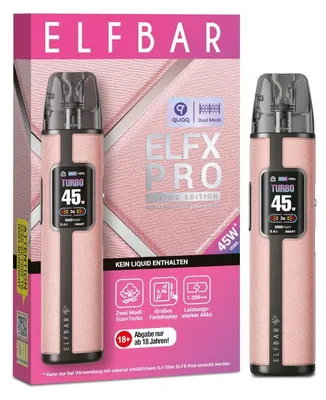 Produktbild von ELFBAR ELFX Pro - Pod Kit - 1200 mAh - Farbe: Pink