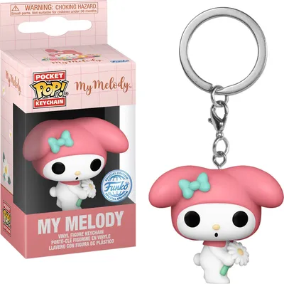 Produktbild von Hello Kitty - My Melody Special Edition - Schlüsselanhänger Funko Pocket POP! Keychain