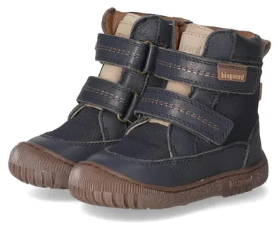 Productafbeelding van Bisgaard Uni winterlaarzen voor kinderen, model HUXIE TEX, blauw, leer en textiel, maat 27