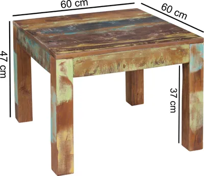 Immagine prodotto di Couchtisch KALKUTTA 60 x 47 x 60 cm | Massivholz