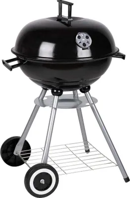 Productafbeelding van Famanu kolengrill met geïsoleerde handgrepen - 50 x 50 x 90 cm, roestvrij staal