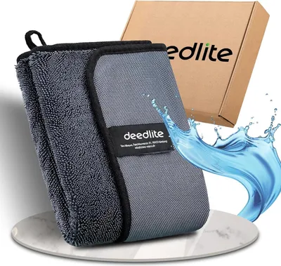 Produktbild von Deedlite Shiny Bath XXL Trockentuch 50x80cm Premium Mikrofaser Handtücher 1er Pack