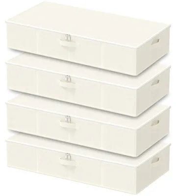 Produktbild von Unterbett Aufbewahrungsboxen mit Deckel - Platzsparend und Praktisch