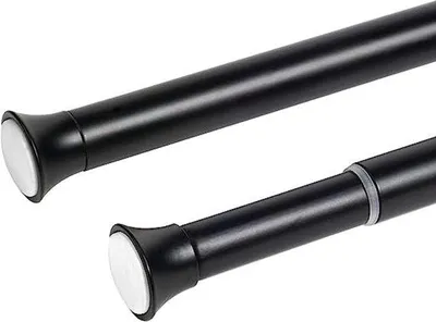 Produktbild von Famanu Vorhangstangen-Set - Ausziehbar, stabil, 110-200 cm