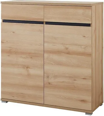 Produktbild von Schuhschrank LISSOBA-01 Edelbuche Nachbildung, B x H x T: ca. 96 x 103 x 40 cm