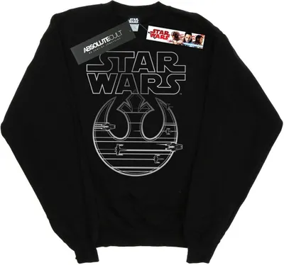 Produktbild von Star Wars - "The Last Jedi Resistance" Sweatshirt für Herren BI46142 (L) (Schwarz)