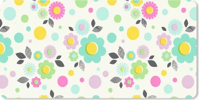 Produktbild von MuchoWow® Schreibtischunterlage Muster - Blumen - Blätter 80x40 cm - XXL Mauspad - Gaming Mauspad