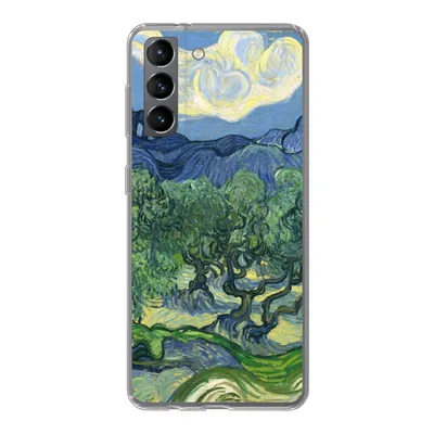 Produktbild von MuchoWow® Handyhülle Schutzhülle Hülle für Samsung Galaxy S21 Die Olivenbäume - Vincent van Gogh Silikon Softcase Handy Hülle - Softcase