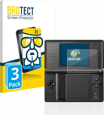 Produktbild von 3x BROTECT Schutzglas für Nintendo DS LITE Schutzfolie Panzer Folie Glas Display Schutz klar