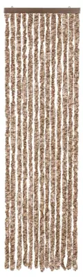 Produktbild von vidaXL Fliegenvorhang Beige und Dunkelbraun 56x200 cm Chenille