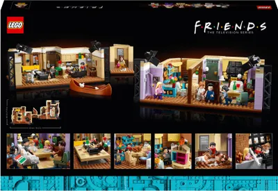Obrázek produktu pro LEGO ICONS Byty ze seriálu Přátelé, Sada na stavění, 18 rok/roky, Plast, 2048 kusů, 2,73 kg