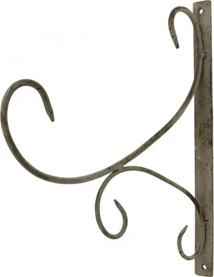 Produktbild von Wandhaken Vintage Metall, Pflanzenhalterung Blumenampel, Deko H30cm T28,5cm