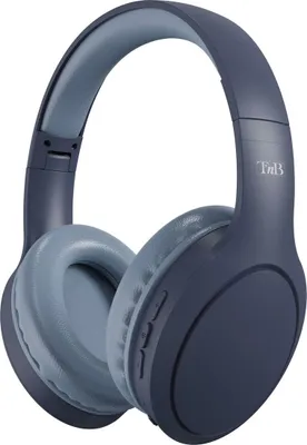 Produktbild von TONALITY Drahtlose Bluetooth 5.1 Kopfhörer mit Mikrofon, passiver Geräuschunterdrückung, faltbar, 30h Akkulaufzeit, Blau