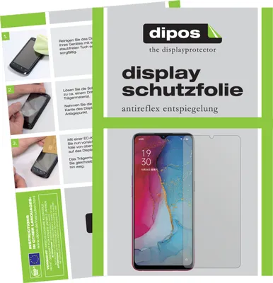 Produktbild von 2x Schutzfolie für Oppo Reno3 matt Displayschutzfolie Folie Display Schutz dipos