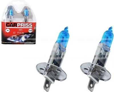 Produktbild von 2x CARPRISS H1 Glühlampen Fernlicht 12V 55W P14.5s Halogen 70721055