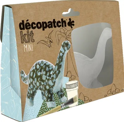 Produktbild von Décopatch 5x Mini-Set Dino - Blau KIT011O