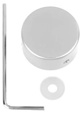 Produktbild von Pedal Fußschalter Topper Aluminium E-Gitarre Spike Schutzeffekt Fuß Nagelkappe Silber