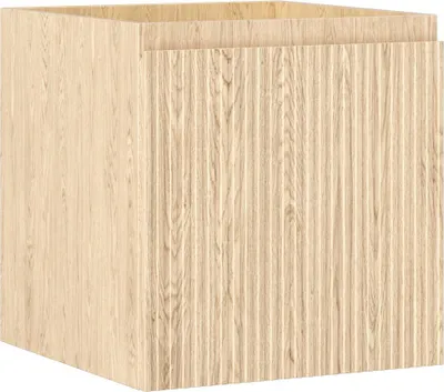 Obrázek produktu pro Mexen Rivel koupelnová skříňka pod umyvadlo 45 cm, 1 zásuvka, drážkovaná, dub - 91A20-04547-1-BF81