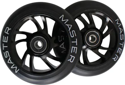 Obrázok produktu pre Náhradné kolieska na kolobežky MASTER Stunt Alu 110 mm, čierne