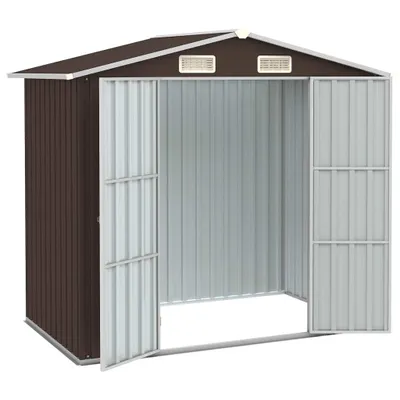 Immagine prodotto di Capanno da Giardino Marrone 205x129x183 cm in Acciaio Zincato