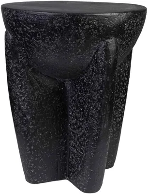 Produktbild von Schwarzer Beistelltisch aus Magnesium, 38x38x46H cm