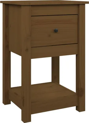 Obrázok produktu pre vidaXL Nočný stolík Honey Brown 40x35x61,5 cm Masívne borovicové drevo