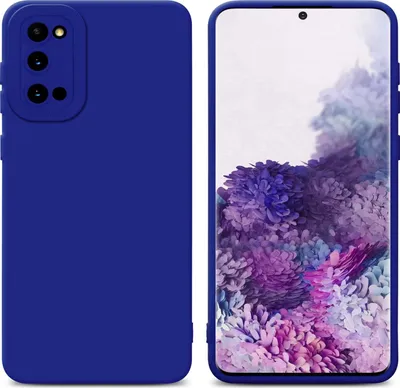 Produktbild von Cadorabo Hülle für Samsung Galaxy S20 Schutz Hülle in Blau TPU Silikon Etui Case Handyhülle