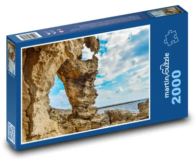 Zdjęcie produktu dla Puzzle 2000 Cypr - krajobraz skał - martinpuzzle