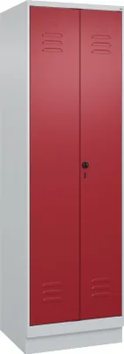 Produktbild von CP Spind Classic PLUS lichtgrau, rubinrot 080620-20 S10001, 1 Schließfach 60,0 x 50,0 x 195,0 cm
