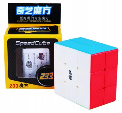 Produktbild von QiYi 2x3x3 Cube Stickerless Bunt Geduldsspiel