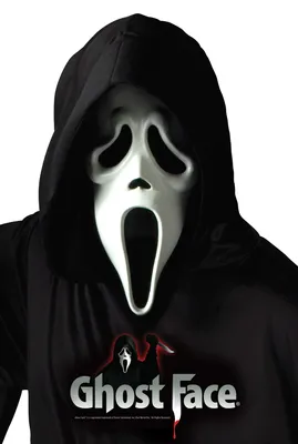Produktbild von Original Ghost Face Scream Maske mit Kapuze